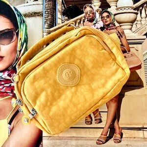 NWT!  Gorgeous sunflower yellow crossbody / handbag